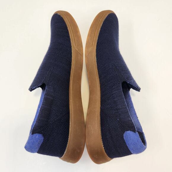 Peter Millar Drift Slip On Sneaker Loafer Navy Blue Knit Men Size 9 Casual